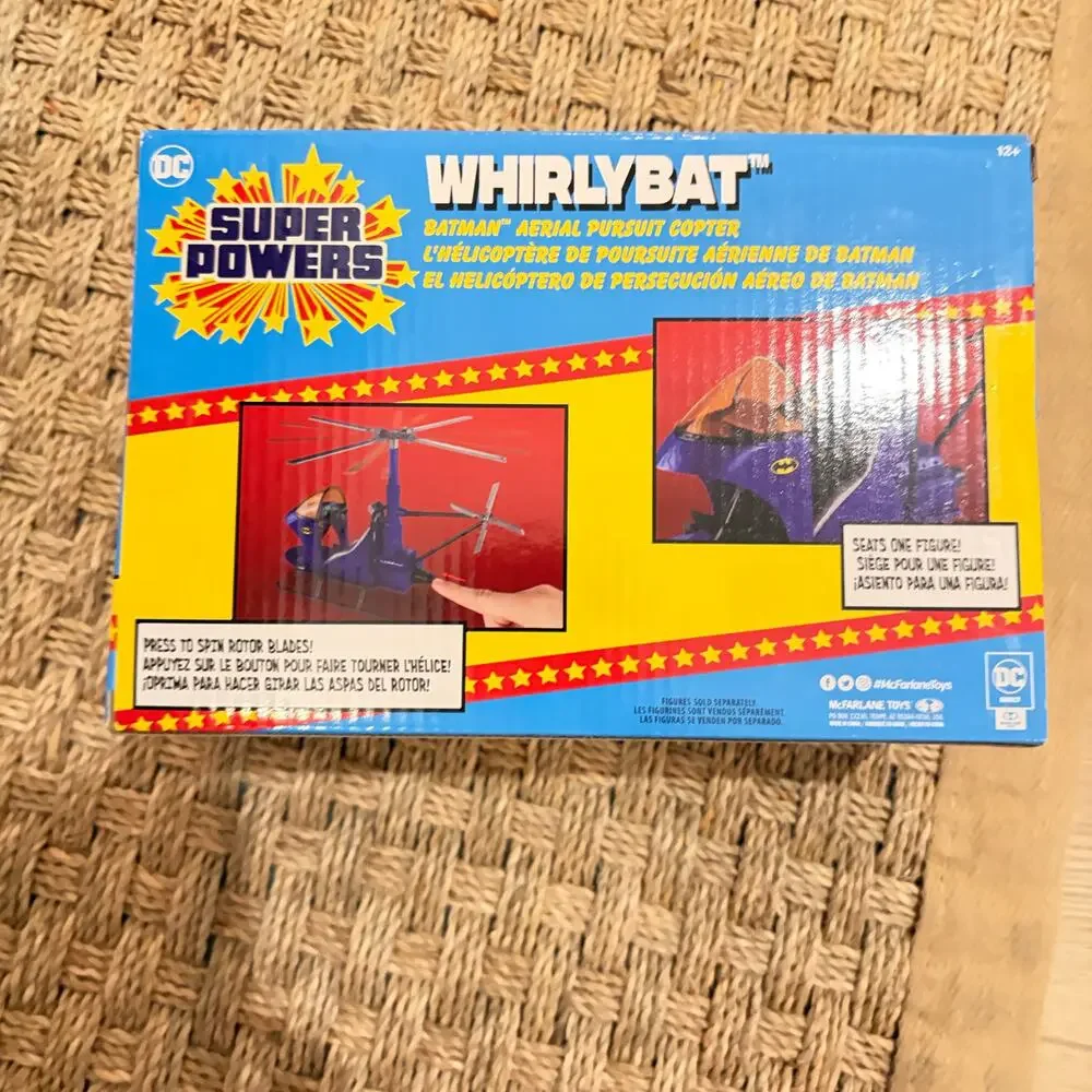 McFarlane Toys DC Super Powers Whirlybat Batman's Aerial Pursuit Copter NEW